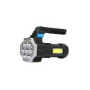 PS-3879 USB Şarj Göstergeli Şarj Edilebilir 7*XPE +COB Led El Feneri