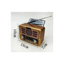 Rt-671 Usb Bt Radyo Nostajık Solar Paneli Müzik Çalar