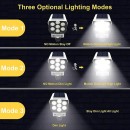 Solar Güneş Enerjili Hareket Sensörlü Güvenlik Kamerası Görünümlü 77 Led'li Dış Mekan Bahçe Işık