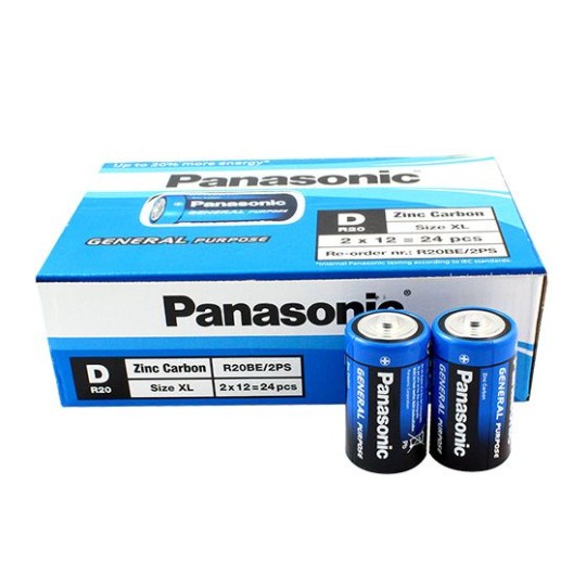 Panosonic Büyük Boy D Pil 24 lü Paket